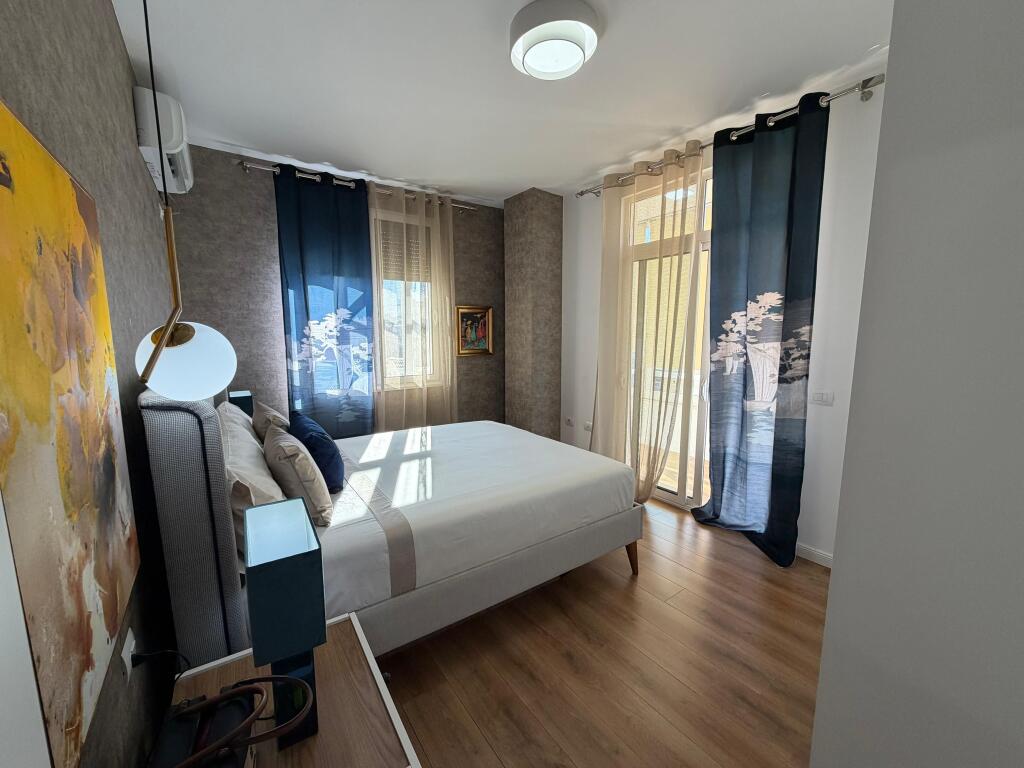 🏡 Apartment 1+1 for sale – Fully furnished luxury 📍 Mozaiku of Tirana, Naim Frashëri street 🏢 6th floor, 7-story building with elevator 🌅 South-West orientation  🟩 Total area: 77 m² 🛋️ The apartment is invested and offered fully furnished luxury, ready to live in without any additional expenses. 🪟 Bathroom with window – natural ventilation, one of the most sought-after features in the market.  ✨ Perfect positioning, natural lighting throughout the day and a very sought-after area. 