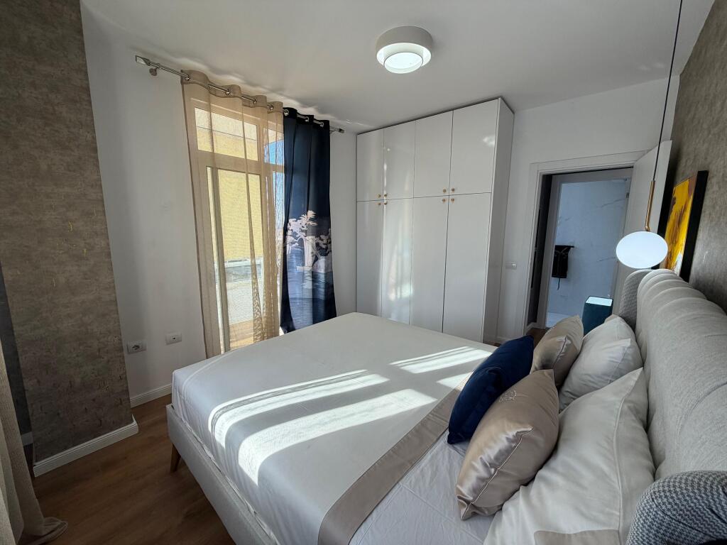 🏡 Apartment 1+1 for sale – Fully furnished luxury 📍 Mozaiku of Tirana, Naim Frashëri street 🏢 6th floor, 7-story building with elevator 🌅 South-West orientation  🟩 Total area: 77 m² 🛋️ The apartment is invested and offered fully furnished luxury, ready to live in without any additional expenses. 🪟 Bathroom with window – natural ventilation, one of the most sought-after features in the market.  ✨ Perfect positioning, natural lighting throughout the day and a very sought-after area. 