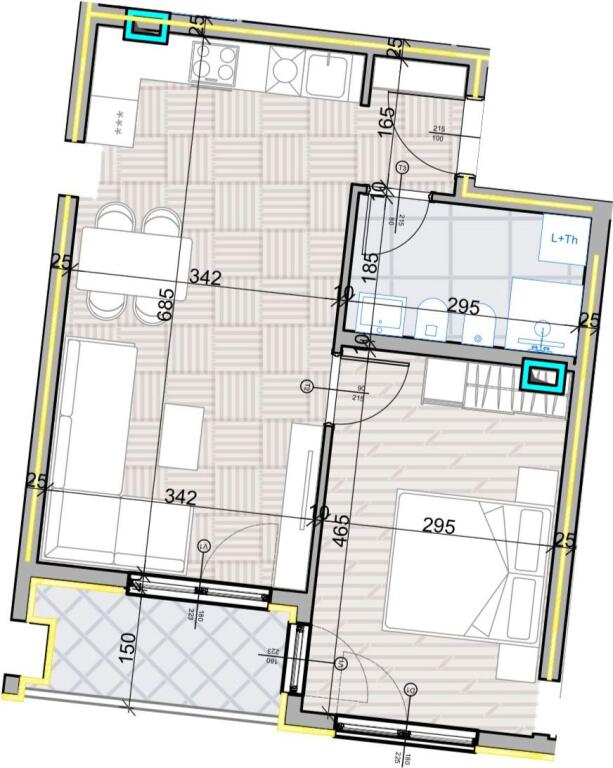 OCCASIONE APPARTAMENTO 1+1 RESIDENZA ALUNA PASKUQAN, TIRANA