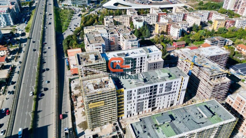 At the Tirana New Entry Complex, Apartment 1+1 For Sale With Regular Floor Plan!!