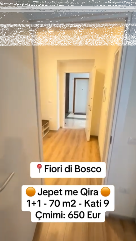 Appartamento in affitto 1+1 a Fiori di Bosko