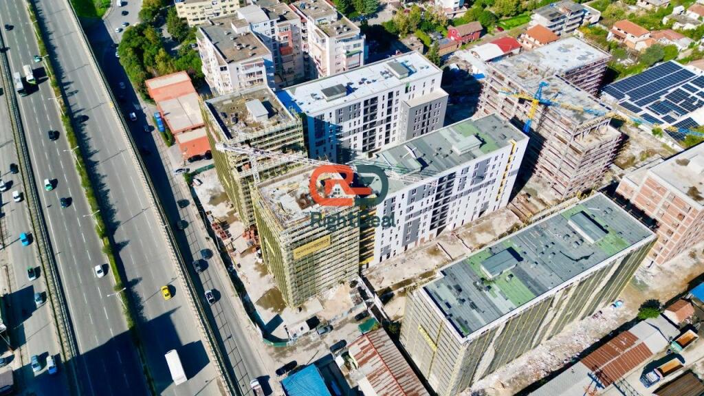 At the Tirana New Entry Complex, Apartment 1+1 For Sale With Regular Floor Plan!!