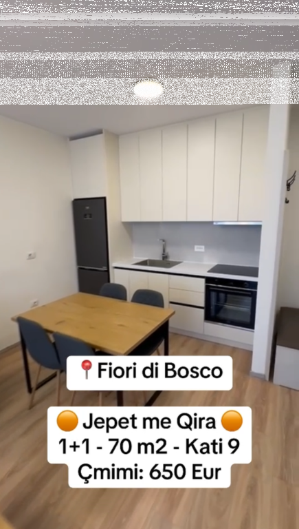 Appartamento in affitto 1+1 a Fiori di Bosko
