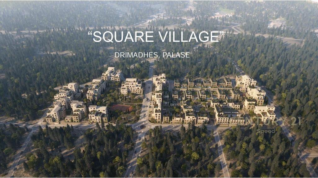 Appartamento 2+1 con parcheggio in vendita – Square Village, Dhërmi