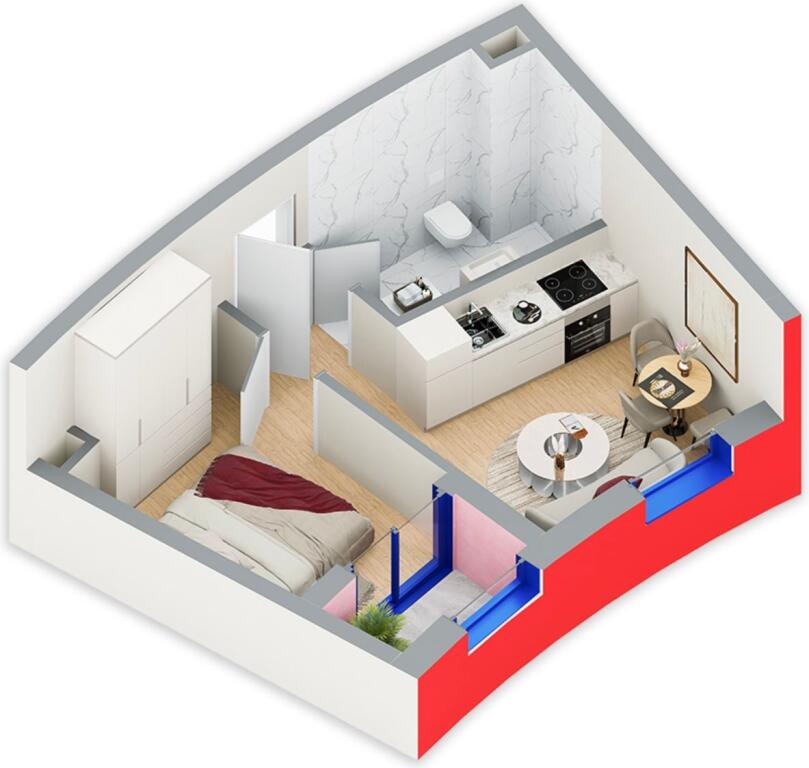 Shitet apartament 1+1 te rezidenca Ballada Farke!