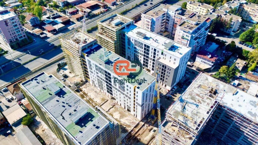 At the Tirana New Entry Complex, Apartment 1+1 For Sale With Regular Floor Plan!!