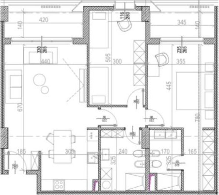 FOR SALE APARTMENT 2+1 RIVER SIDE RESIDENCE 271,000 EURO
