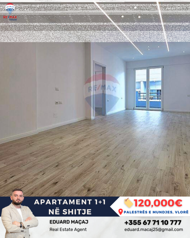 🏡 APPARTAMENTO 1+1 IN VENDITA – VLORË