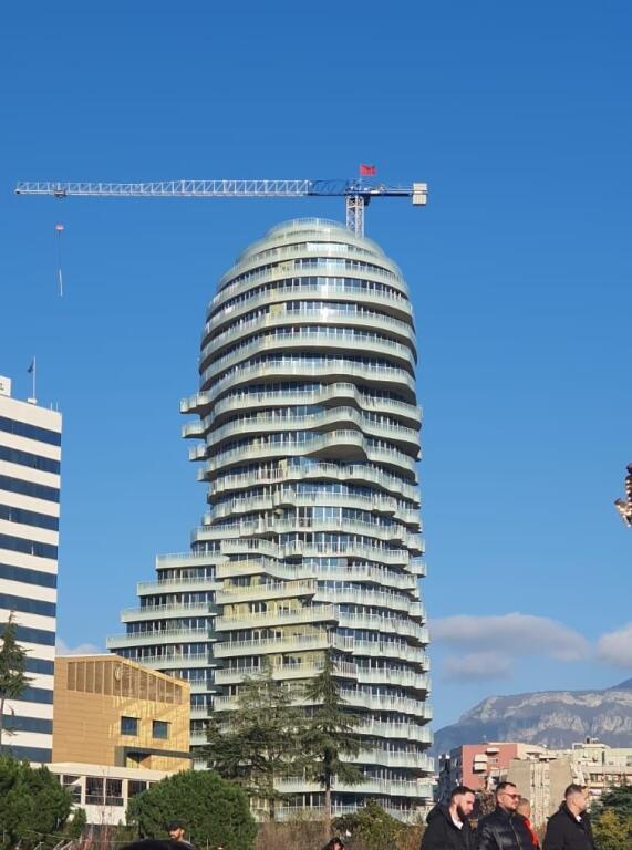 🌇Apartment 1+1 for Sale at TIRANA'S ROCK, Skenderbej Square✨