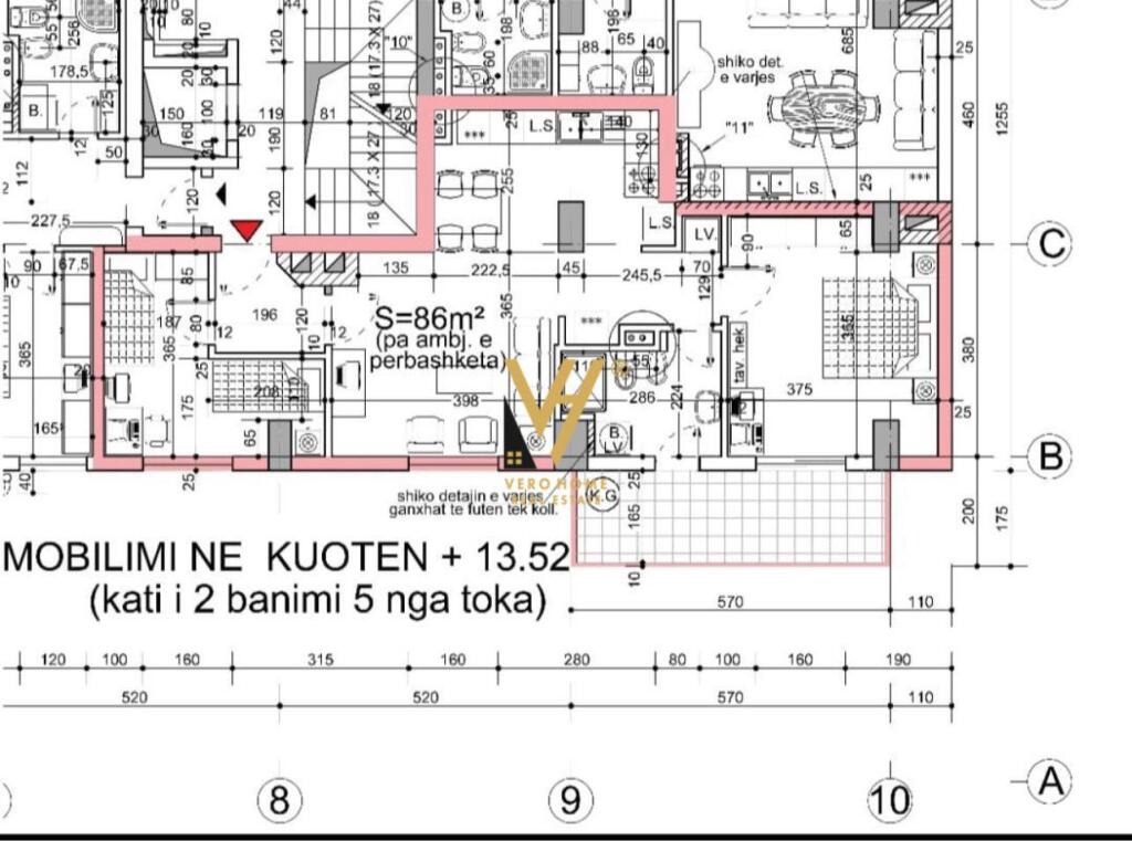 VENDESI APPARTAMENTO 2+1+BLK A ZOGU I ZI 195.000 EURO