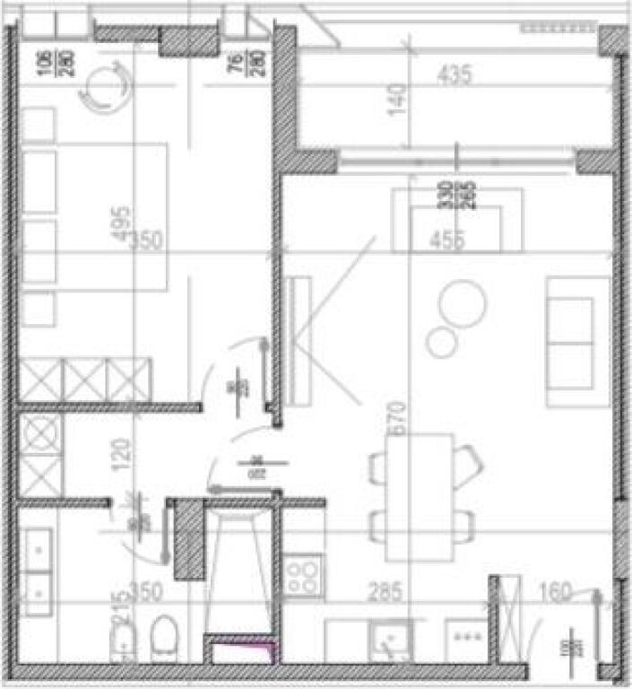 FOR SALE APARTMENT 1+1 RIVER SIDE RESIDENCE 182,000 EURO