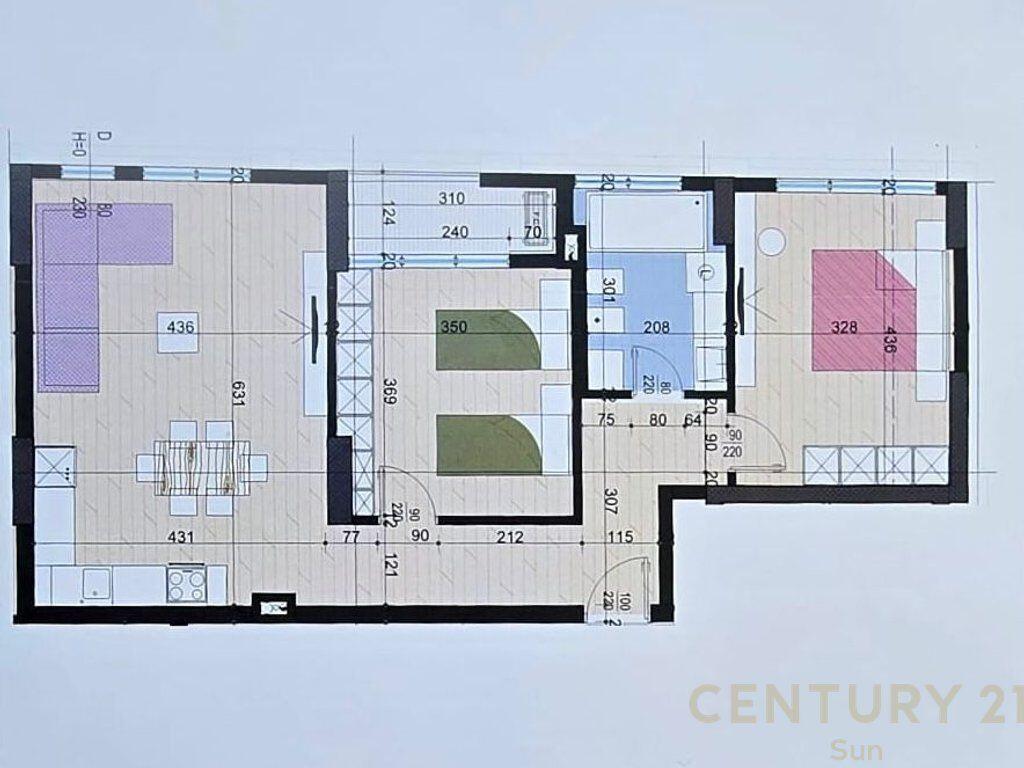 Apartment 2+1 for sale near the Red School – 4th Technical Floor
