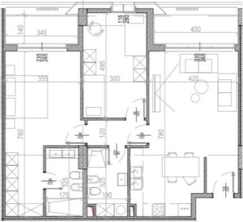 FOR SALE APARTMENT 2+1 KAVAJA STREET 265,620 EURO