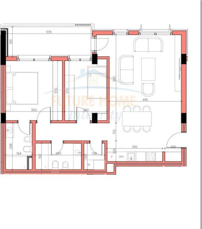 In vendita, Appartamento 2+1+2+Posto Auto, Maison De La Terre Residence, Tirana.