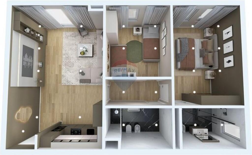 APARTMENT 2+1+2 FOR SALE AT RIVERSIDE RESIDENCE