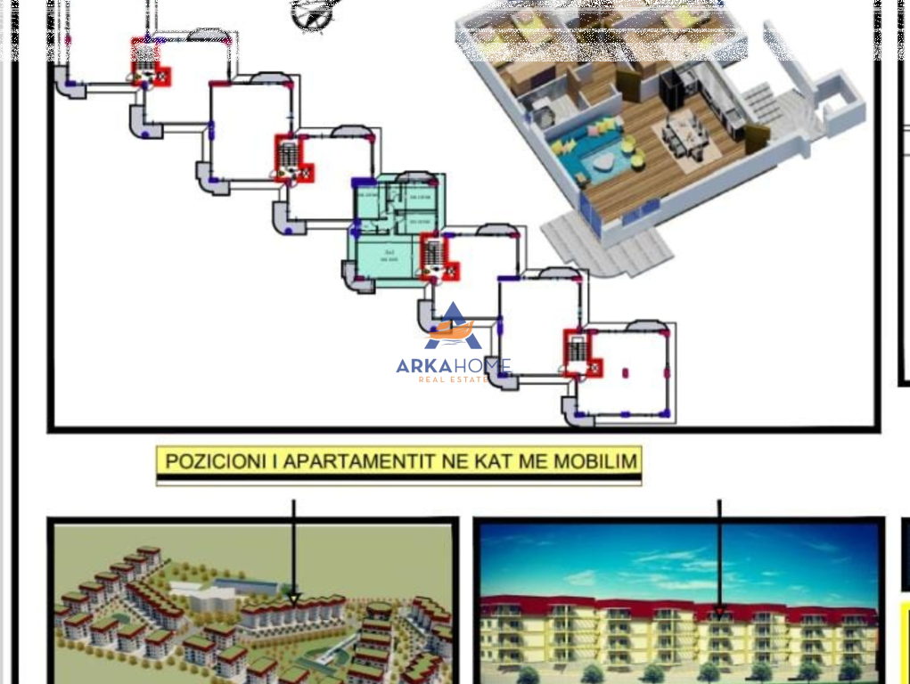 VENDESI APPARTAMENTO 3+1+BALCONI "LAKE LAND, FARKË" 344.000 EURO