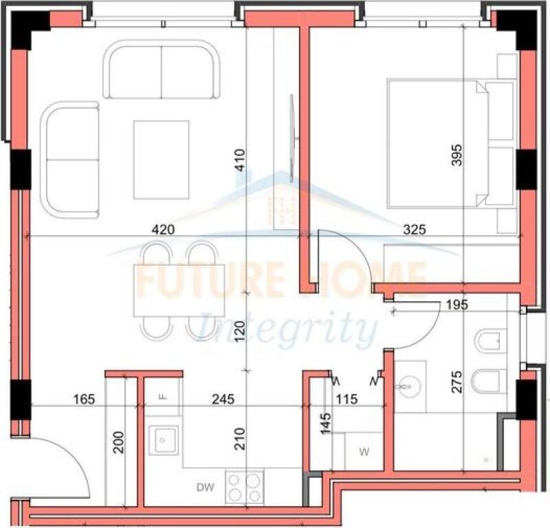 Appartamento 1+1+Posto Auto, Maison De La Terre Residence!