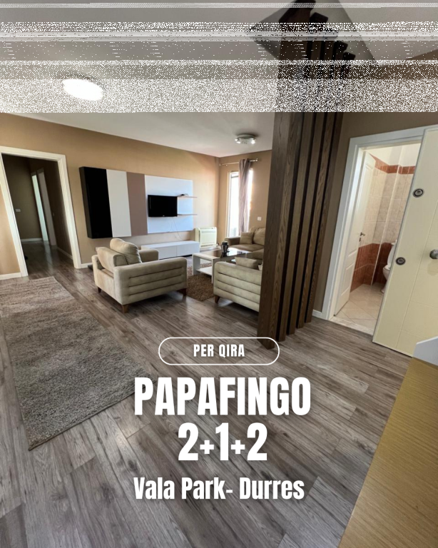 Papafingo 2+1+2 for Rent – near the Stadium, Durres