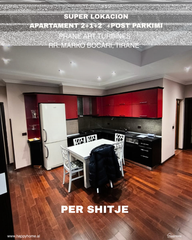 🏡 Super Modern Apartment 2+1+2 + Private Parking for Sale 🅿️ 📍 Behind the “Art Turbina” Theater Tirana