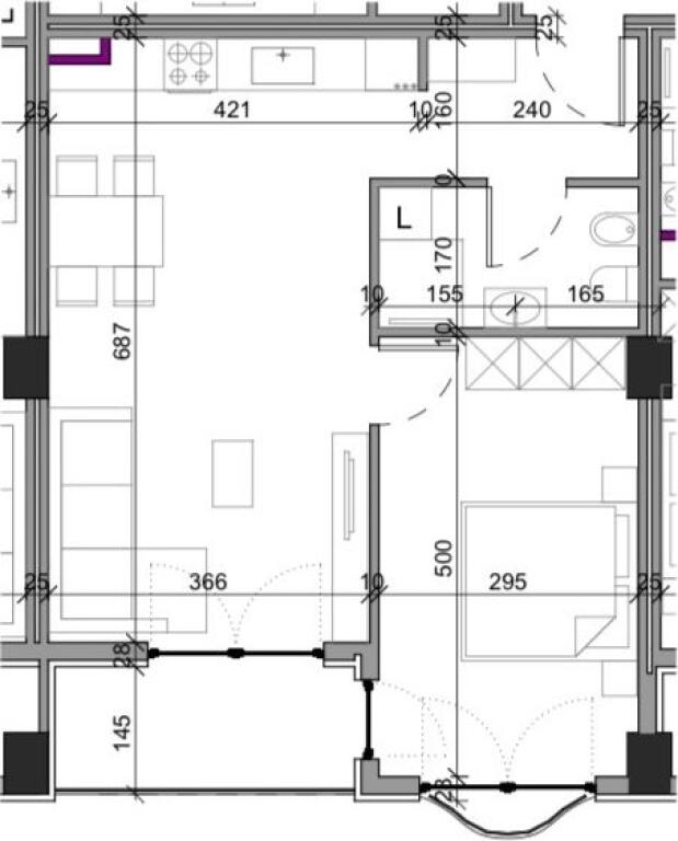 ✨Appartamento 1+1 + Balcone in Vendita | 📍Aluna Complex 2