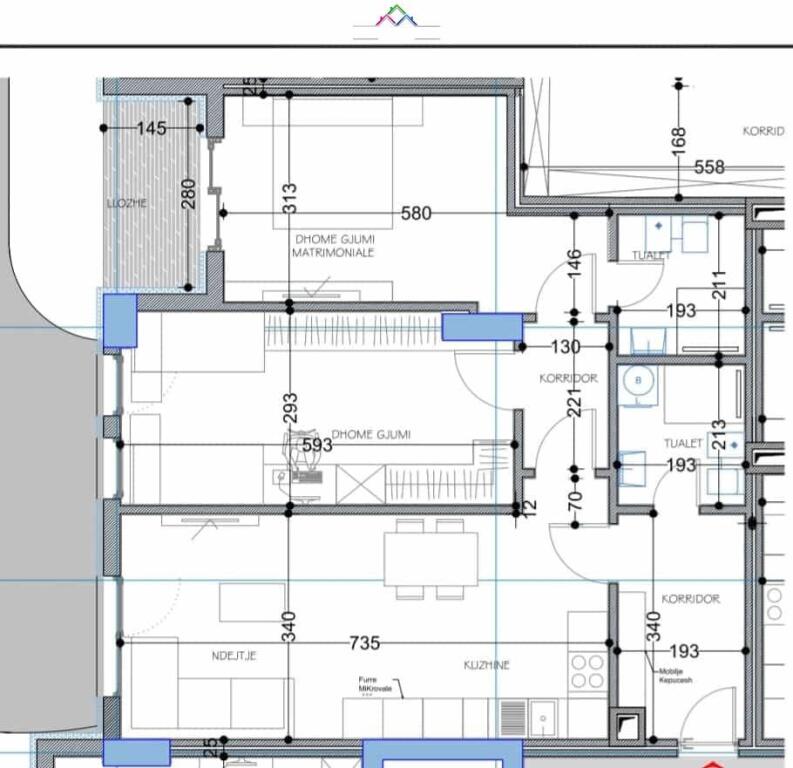 Apartament Ne Shitje 2+1 Ne Paskuqan (ID B120771) Tirane