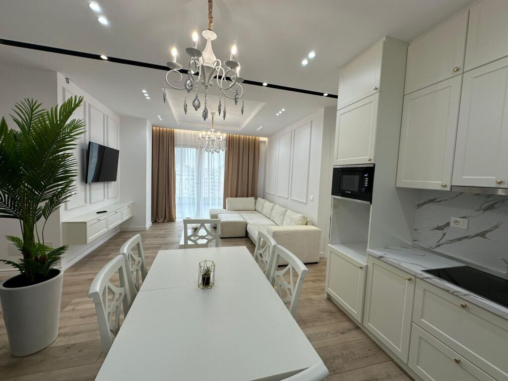 For rent 2+1+2 apartment with veranda + parking space near Air Albania, Golden Park Residence