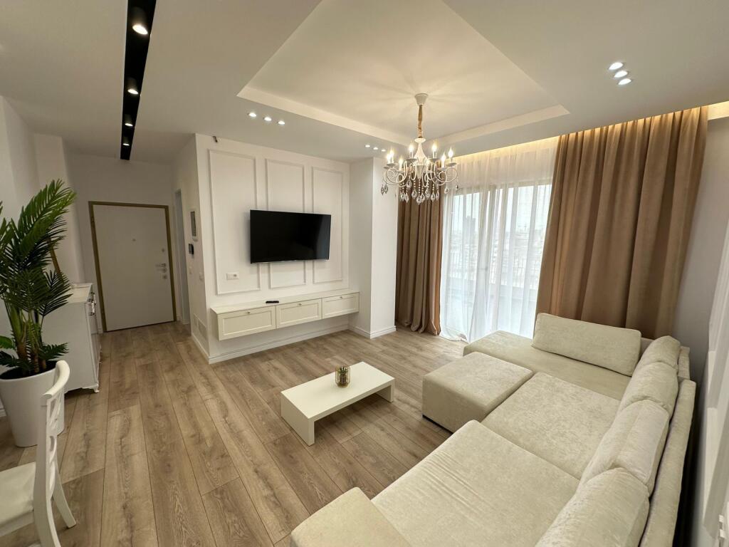 For rent 2+1+2 apartment with veranda + parking space near Air Albania, Golden Park Residence