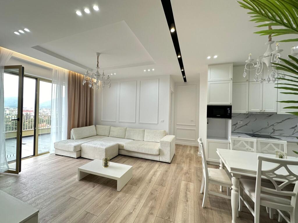 For rent 2+1+2 apartment with veranda + parking space near Air Albania, Golden Park Residence