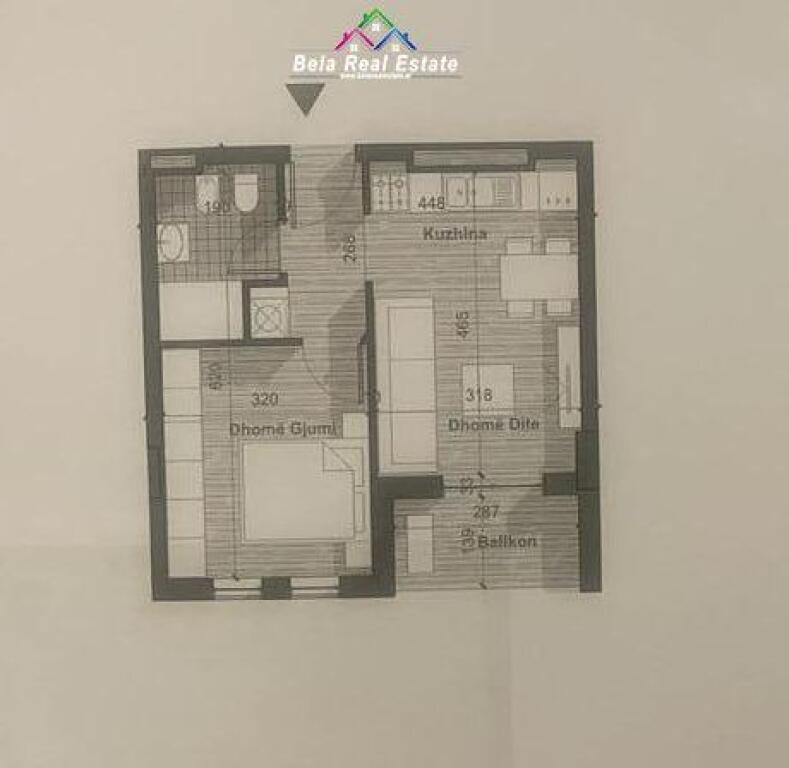 Appartamento in vendita 1+1 a Univers City (ID B110263) Tirana