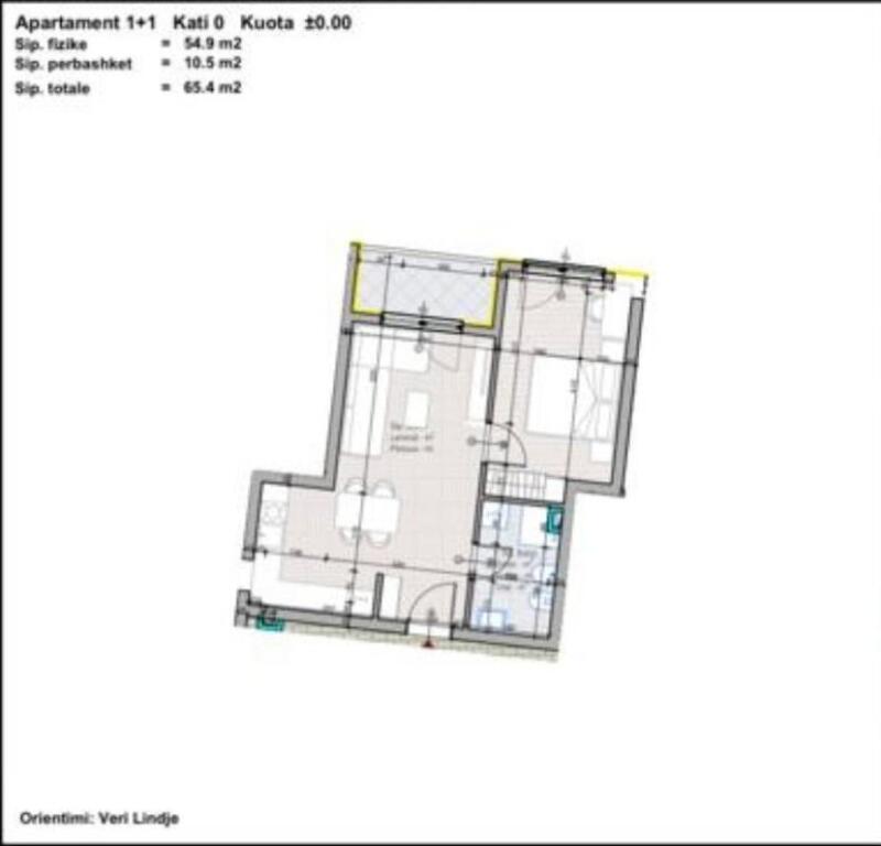 Shitet Apartament në Kompleksin Aluna, Paskuqan.