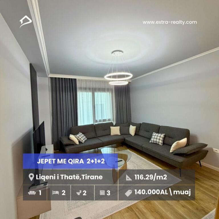APARTAMENT 2+1+2 ME QIRA
