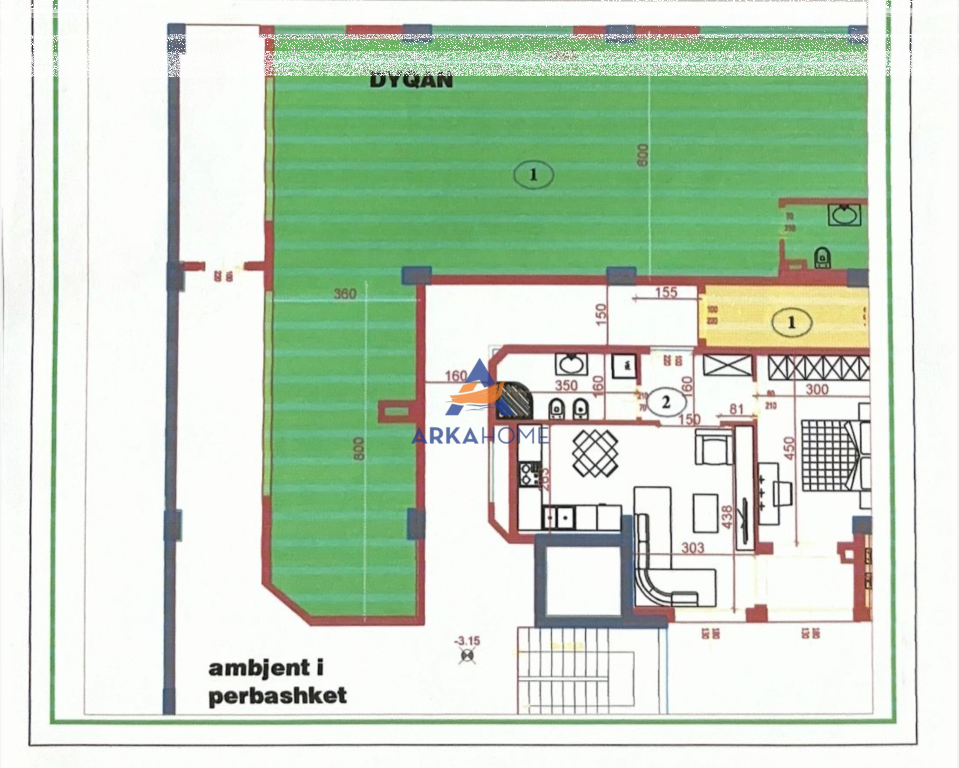 APARTMENT FOR SALE 132M2 "FRESK" 158,400 EURO