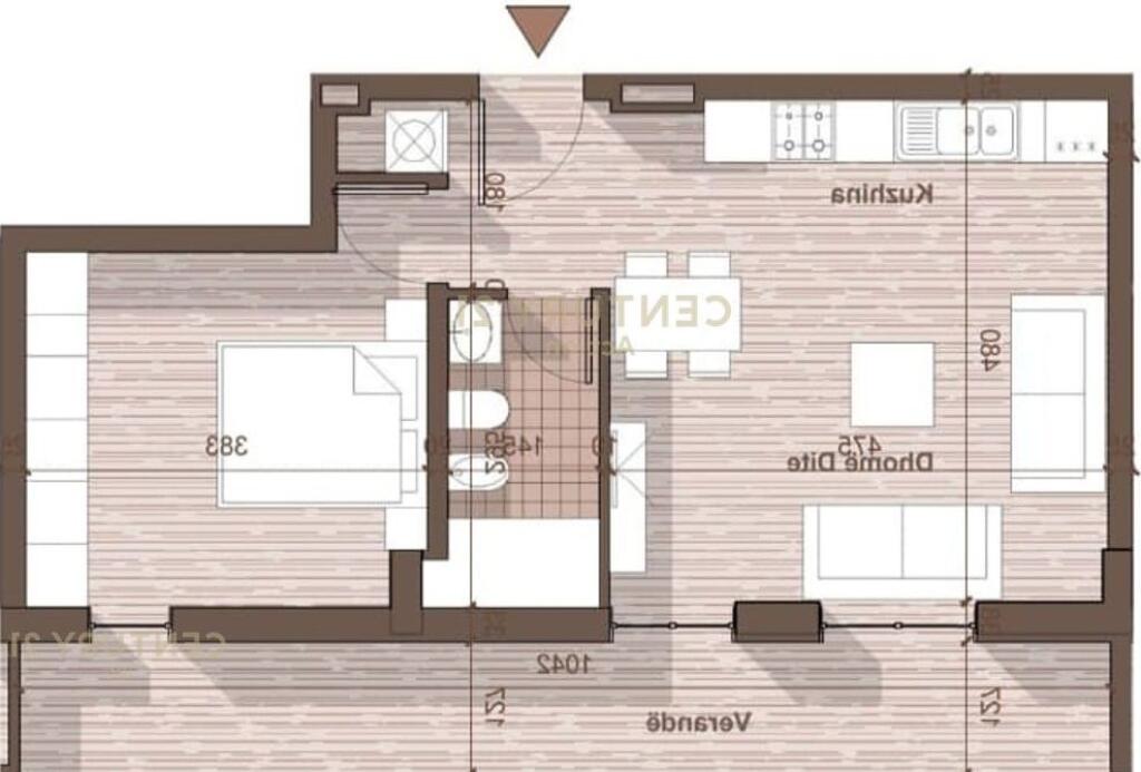 WE SELL APARTMENT 1+1 PLUS PARKING SPACE, UNIVERS CITY-QTU! 92,000 €