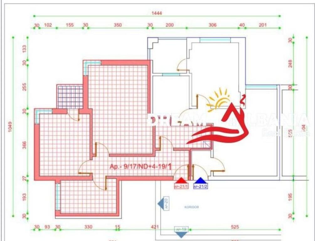 Shitet apartament 2+1 ne Don Bosko prane Viva Market (ID 41212152)