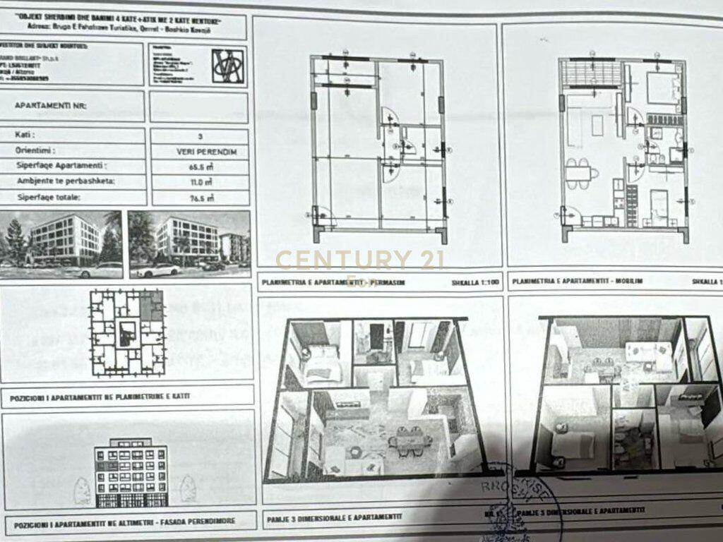 APARTMENT FOR SALE IN QERRET 2+1
