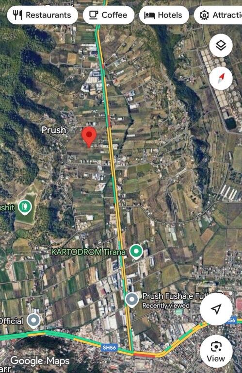 Shitet Tokë në Prush, Tiranë