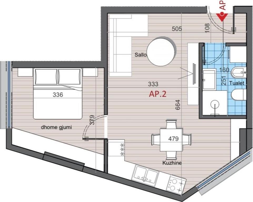 💥OCCASIONE ✨Vendiamo Appartamento 1+1 + Balcone | 📍Colonnade Residence, Via Dritan Hoxha