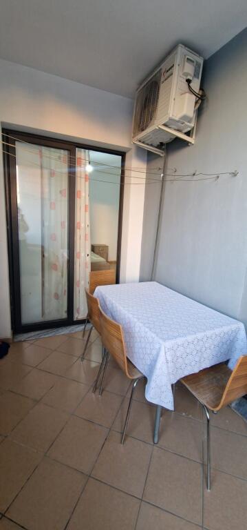 Apartment 1+1 for rent Astir Organization: Living room+Kitchen Bedroom Bathroom Balcony 7th floor The apartment is located in a building with an elevator, well-maintained stairs, and a quiet environment. It has a western orientation, benefiting from natural light and sun during the afternoon, 