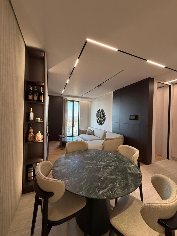 🏠Jepet me qira Apartament 1+1 📍Golden Tower Residence, Mine Peza ✨I investuar ne detaje, i pabanuar me pare 💶 Çmimi: 1200€