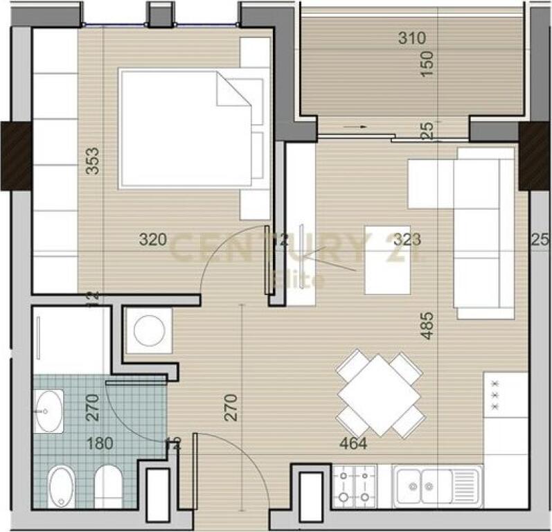 In vendita, Appartamento 1+1, Univers City