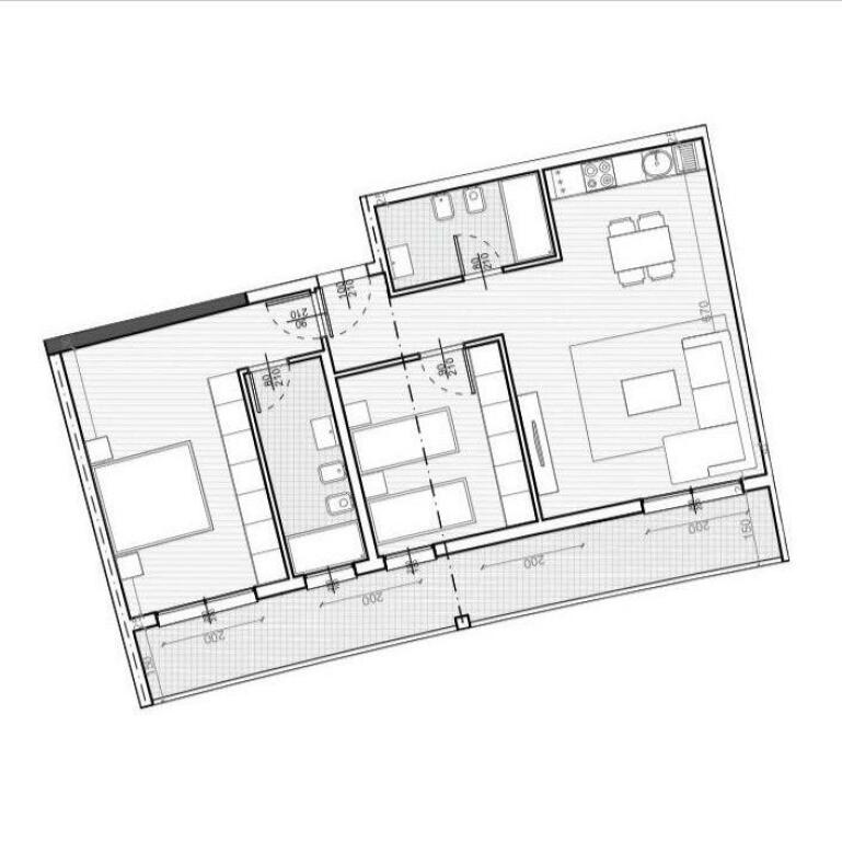 Appartamento 2+1+2 in vendita nella Residenza EON – Golem