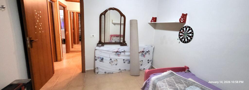 Tirane, apartment for rent, 3rd floor, 40,000 lek fully furnished negotiable (Rr. Halit Bega) near QSUT or United School or Bajram Curri School.