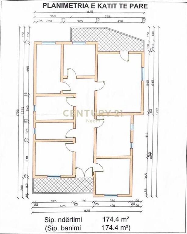 VILLA FOR SALE - 526m² AT THE SPORTS FIELD, LAPRAKË