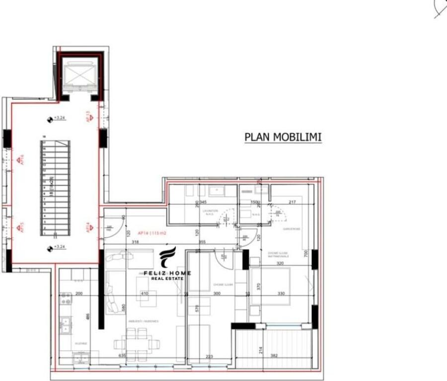 FOR SALE APARTMENT 2+1 ELBASAN STREET 240,000 EURO