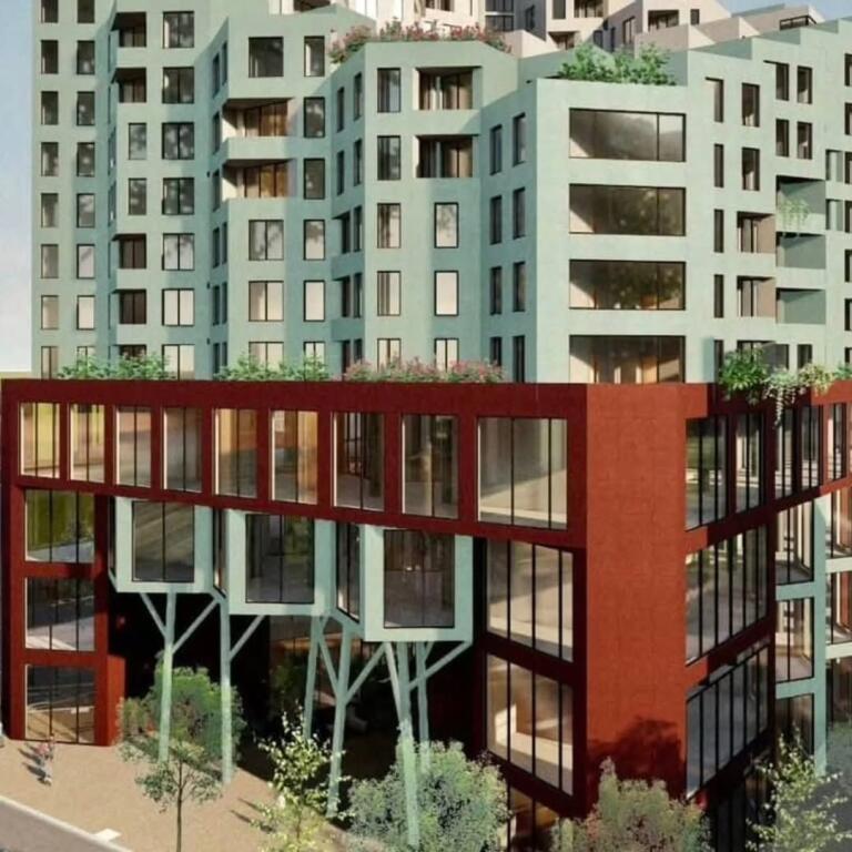 Apartment 1+1+Veranda for sale at a bargain price under 1450 euro/m2 at Collonade Residence in Zogu i Zi