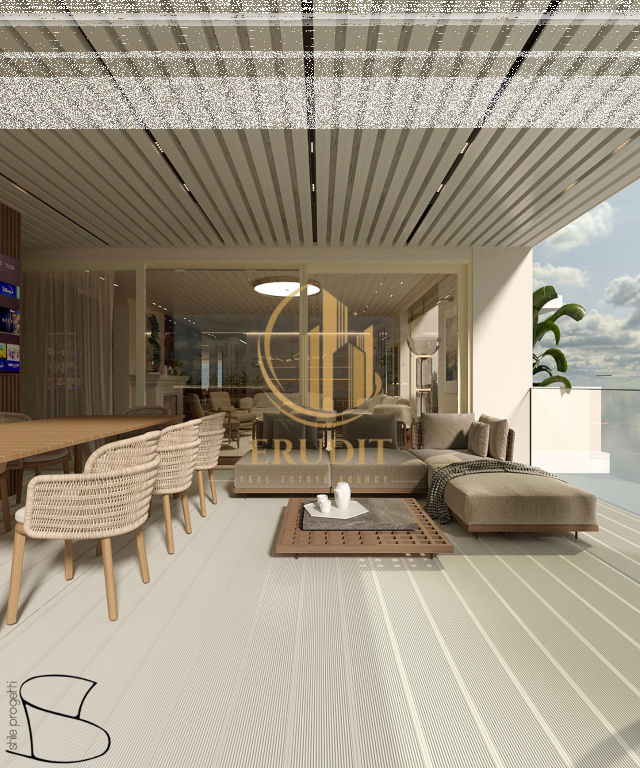 LUXURY PENTHOUSE FOR SALE 2+1 + 2 TOILETS  COLD WATER  WITH LARGE VERANDA