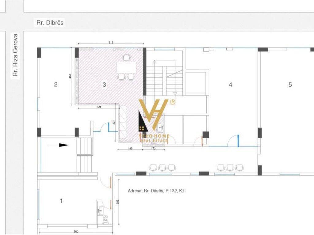 LOCALE COMMERCIALE 40 M2 IN AFFITTO IN VIA DIBRA 48.000 LEKE