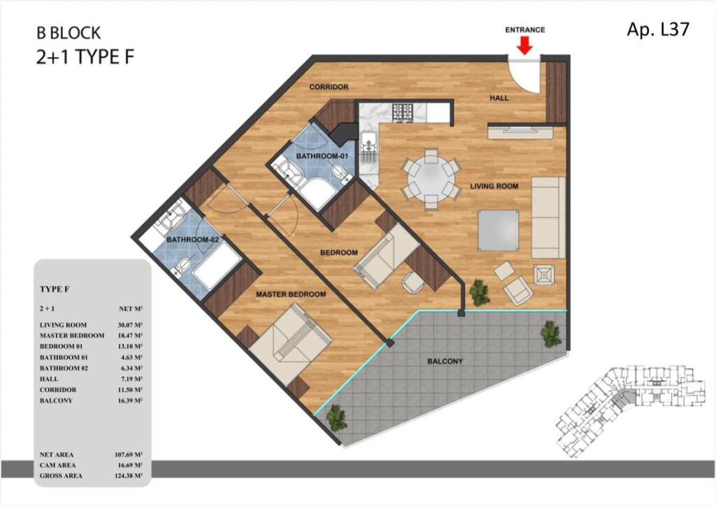 FOR SALE APARTMENT 2+1 LIQENI THATE 249,000 EURO