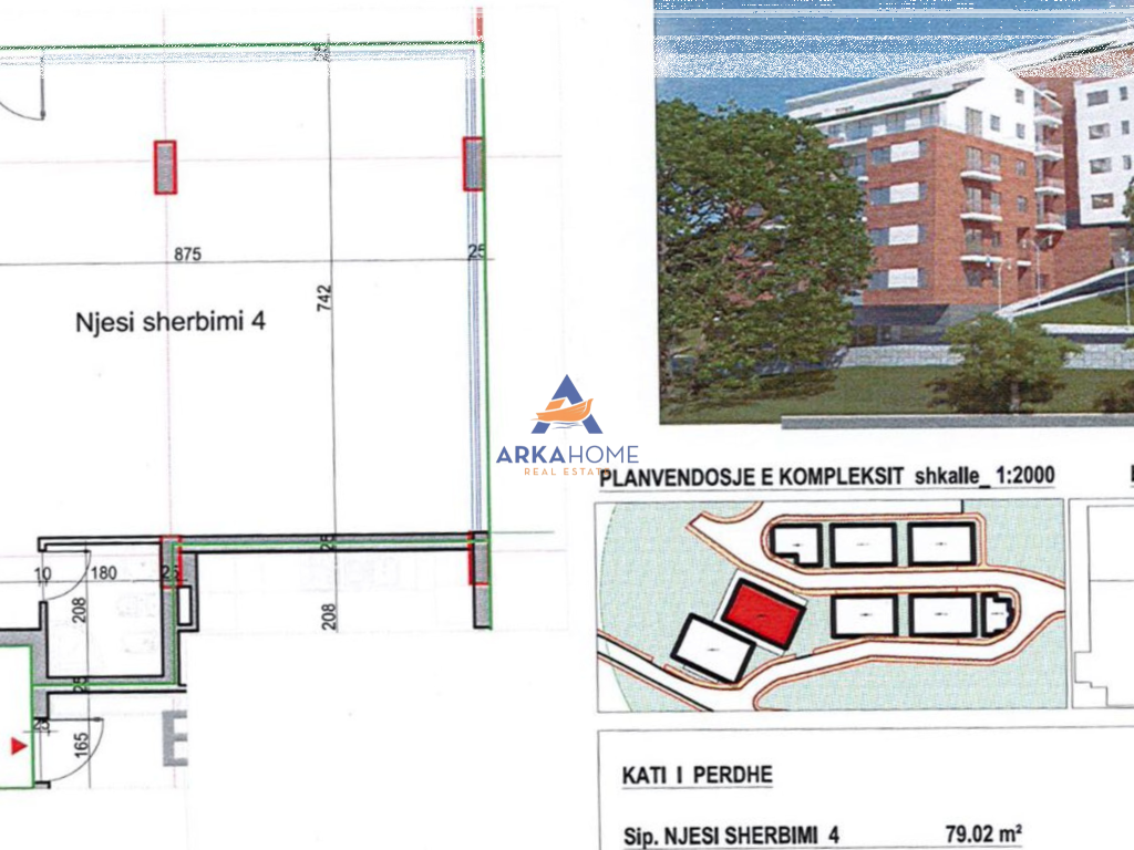 UNITÀ COMMERCIALE IN VENDITA 79M2 "AL LAGO ASCIUTTO, VIA HAMDI GARUNJA" 146.260 EURO