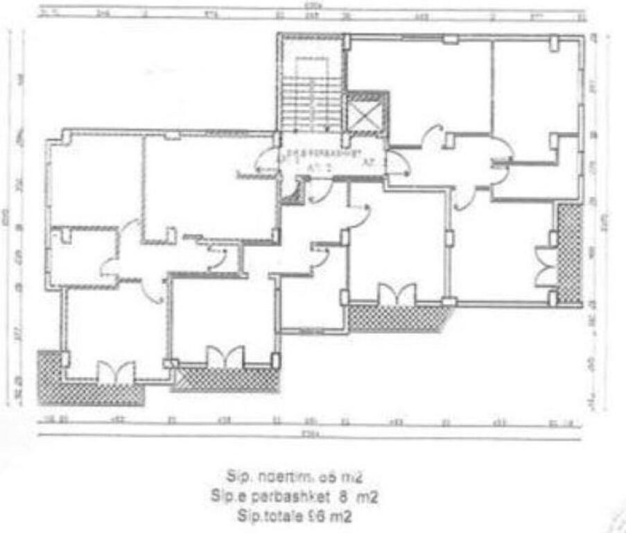 Appartamento 2+1 in vendita in Via Durazzo, vicino al Mosaico di Tirana. ID D8142A21